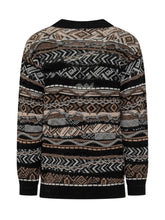 Laneus Brown Cardigan with Geometric Pattern - Black Friday – ENG | Lidia Shopping