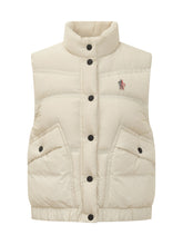 Moncler Gilet Imbottito Panna Donna - Abbigliamento Donna | Lidia Shopping