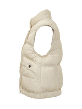 Moncler Gilet Imbottito Panna Donna - Abbigliamento Donna | Lidia Shopping