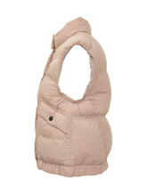 Moncler Gilet Imbottito Rosa Cipria - Abbigliamento Donna | Lidia Shopping