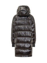 Moncler Grenoble Piumino Lungo Nero Lucido - Abbigliamento Donna | Lidia Shopping