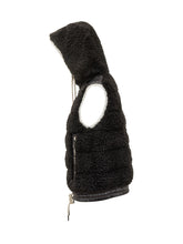 Moncler Grenoble Gilet in Shearling Nero Donna - Abbigliamento Donna | Lidia Shopping
