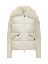 Giacca Imbottita Bianca Moncler - Abbigliamento Donna | Lidia Shopping