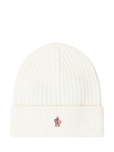 Cappello Moncler Grenoble in Lana Bianco - Accessori Uomo | Lidia Shopping