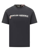 Moncler Grenoble Black Logo T-shirt - Collezione Happy Birthday | Lidia Shopping