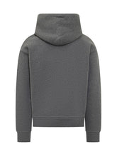 Moncler Grenoble Grey Hoodie with Patch - Collezione Happy Birthday | Lidia Shopping