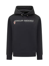 Moncler Grenoble Felpa con Cappuccio Nera Uomo - Abbigliamento Uomo | Lidia Shopping