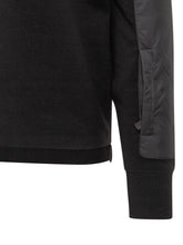 Maglia Moncler Grenoble Nera con Dettagli Tecnici - Abbigliamento Uomo | Lidia Shopping