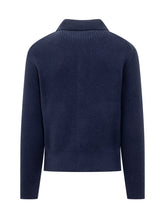 Blue Button-Up Cardigan with Pockets Albarena - Collezione Happy Birthday | Lidia Shopping