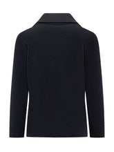Albanera Blue Double-Breasted Knit Jacket - Collezione Happy Birthday | Lidia Shopping