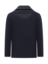 Albanera Blue Knit Jacket With Buttons - Collezione Happy Birthday | Lidia Shopping