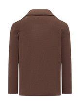 Albanera Brown Knit Jacket With Buttons - Collezione Happy Birthday | Lidia Shopping