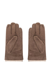 Alpo Brown Suede Leather Gloves - Collezione Happy Birthday | Lidia Shopping