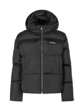 Palm Angels Black Hooded Puffer Jacket - Collezione Happy Birthday | Lidia Shopping