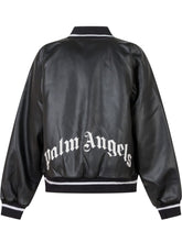 Palm Angels Faux Leather Bomber Jacket - Collezione Happy Birthday | Lidia Shopping