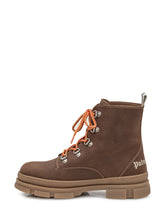 Palm Angels Kids Brown Boots with Orange Laces - Collezione Happy Birthday | Lidia Shopping