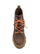 Palm Angels Kids Brown Boots with Orange Laces - Collezione Happy Birthday | Lidia Shopping