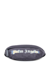 Palm Angels Grey Spray Logo Belt Bag - Collezione Happy Birthday | Lidia Shopping