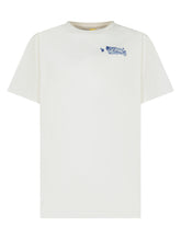 Off-White Kids White T-Shirt with Blue Arrows Logo - Collezione Happy Birthday | Lidia Shopping