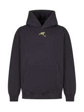 Off-White Kids Black Hoodie With Spray Print - Collezione Happy Birthday | Lidia Shopping
