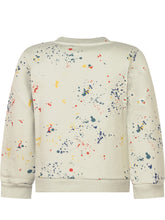 Off-White Kids Sweatshirt with Logo and Multicolor Splashes - Collezione Happy Birthday | Lidia Shopping