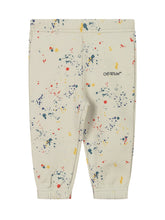 Off-White Kids Pants with Multicolor Splashes - Collezione Happy Birthday | Lidia Shopping