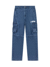 Off-White Kids Cargo Jeans in Blue Denim - Collezione Happy Birthday | Lidia Shopping