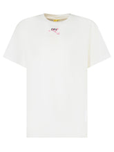 Off-White T-shirt with Pink Logo and Dip Dye Graphic - Collezione Happy Birthday | Lidia Shopping