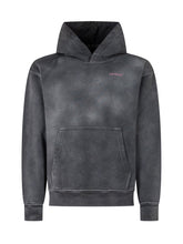 Off-White Black Washed Effect Hoodie - Collezione Happy Birthday | Lidia Shopping