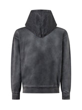 Off-White Black Washed Effect Hoodie - Collezione Happy Birthday | Lidia Shopping