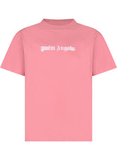 Palm Angels Pink Faded Logo T-Shirt - Collezione Happy Birthday | Lidia Shopping