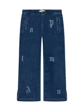 Palm Angels Kids Denim Pants with Logo Print - Collezione Happy Birthday | Lidia Shopping