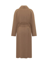 Max Mara Studio Cappotto Lungo con Cintura Cammello - Abbigliamento Donna | Lidia Shopping