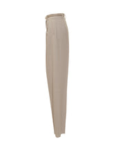 Max Mara Beige Wide-Leg Trousers with Belt - Collezione Happy Birthday | Lidia Shopping