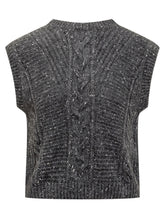 Max Mara Studio Gilet in Lana Grigio - Abbigliamento Donna | Lidia Shopping