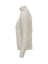 Max Mara Studio Dolcevita Treccia in Lana Avorio - Abbigliamento Donna | Lidia Shopping