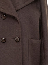 Max Mara Atelier Brown Double-Breasted Coat - Collezione Happy Birthday | Lidia Shopping
