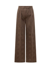 Max Mara Brown Checked Wool Trousers - Collezione Happy Birthday | Lidia Shopping