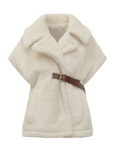 Max Mara Faux Fur Vest with Leather Belt - Collezione Happy Birthday | Lidia Shopping
