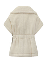 Max Mara Faux Fur Vest with Leather Belt - Collezione Happy Birthday | Lidia Shopping