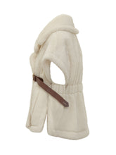 Max Mara Faux Fur Vest with Leather Belt - Collezione Happy Birthday | Lidia Shopping
