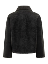 Represent Black Shearling Zip Jacket - Collezione Happy Birthday | Lidia Shopping