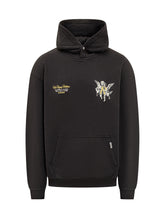 Represent Felpa Nera con Logo Cherubini - Abbigliamento Uomo | Lidia Shopping