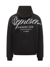 Represent Black Hoodie with Owners Club Logo - Collezione Happy Birthday | Lidia Shopping