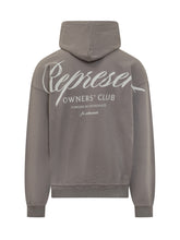 Represent Felpa con Cappuccio Grigia Logo Ricamato - Abbigliamento Uomo | Lidia Shopping