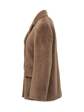 Max Mara Studio Cappotto Doppiopetto in Lana Cammello - Abbigliamento Donna | Lidia Shopping