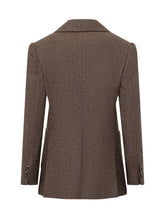 Max Mara Blazer Marrone in Lana con Tasche Frontali - Abbigliamento Donna | Lidia Shopping
