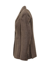 Max Mara Blazer Marrone in Lana con Tasche Frontali - Abbigliamento Donna | Lidia Shopping