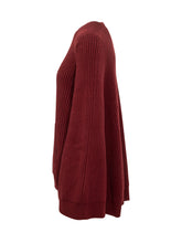 Max Mara Bordeaux Wool Sweater with Front Pocket - Collezione Happy Birthday | Lidia Shopping