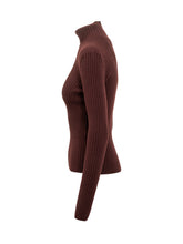 Max Mara Dolcevita in Maglia a Coste Bordeaux - Abbigliamento Donna | Lidia Shopping